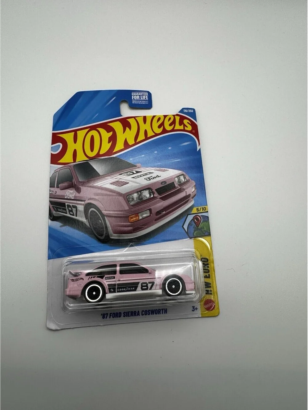 Hot Wheels HW Euro '87 Ford Sierra Cosworth 1:64 Pink Diecast Unopened